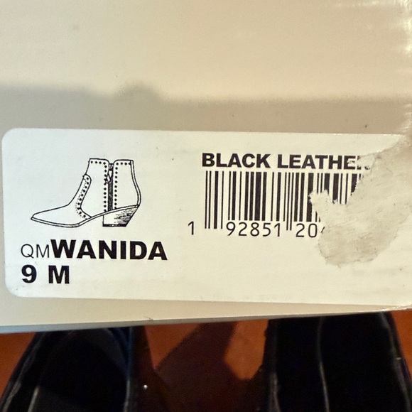 Black Leather Mark Fisher Women’s Ankle Boots - Picture 8 of 8